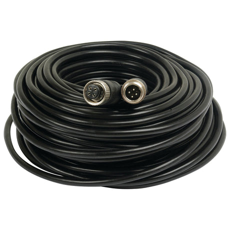 A 5m Sparex Wired Camera Extension Cable (Sparex Part No. S.23031) featuring a coiled black design with dual connectors, one male and one female, at one end.