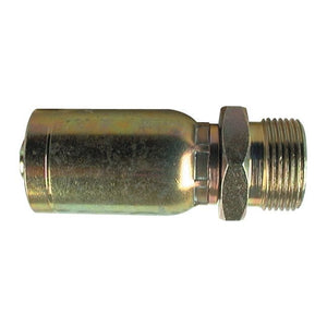 The Sparex Hose Insert 1/4" x - S.2311204 is a brass hydraulic hose fitting with a threaded end and a cylindrical body, designed to be compatible with DN06 hoses.