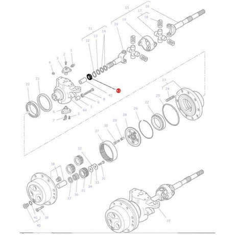 Massey Ferguson - Front Axle Seal - VA339592 - Farming Parts