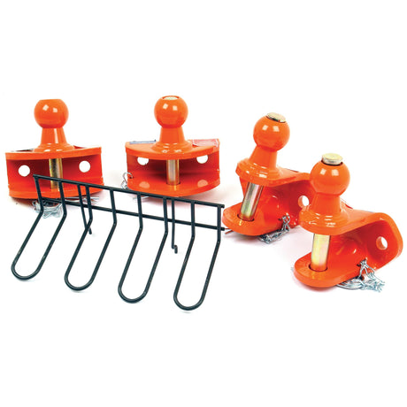 Four DOUBLE DUTY HITCH KITS from Sparex (Part No.S.2330) with black wire hangers lying on a white surface.