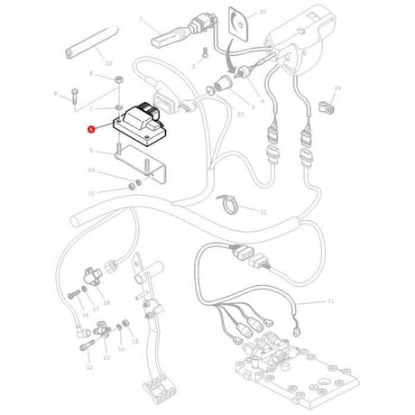 Massey Ferguson - Control Unit - 3809877M97 - Farming Parts