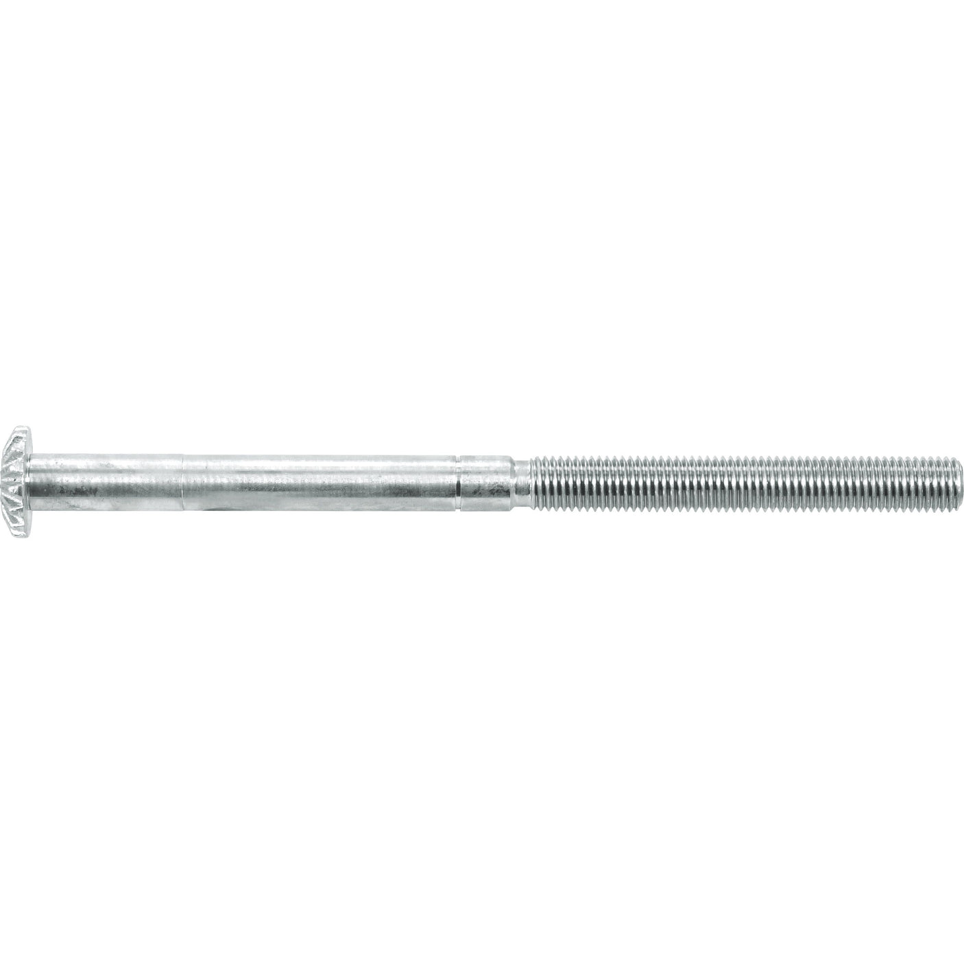 The Levelling Box Shaft - 3/4 UNC - Splines (Sparex Part No. S.234) by Sparex is a partially threaded metal screw with a hexagonal head, perfect for insertion, and ideal for Ford/New Holland machinery.