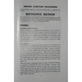 For guidance on using aftermarket alternatives for Ferguson tractors, refer to the "Engine Starting Procedure," "Engine," and "Oil Filter" sections in the Massey Ferguson 23C Engine Operators Manual (819050M1) by AGCO, which includes detailed instructions on engine lubrication supply and oil filter maintenance.