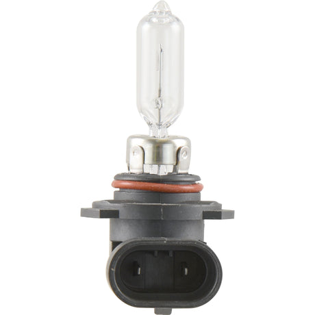 A front view of a Sparex Light Bulb (Halogen) HB3A, 12V, 65W with a metal base and plastic connector, isolated on a white background.