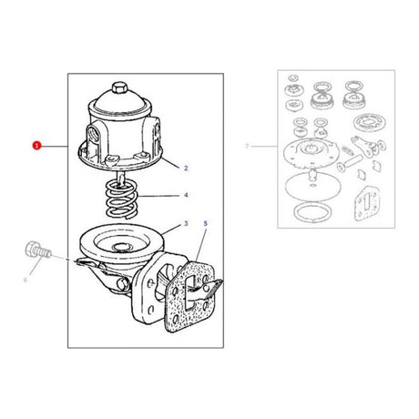 Massey Ferguson - Fuel Lift Pump - 4222449M91 - Farming Parts