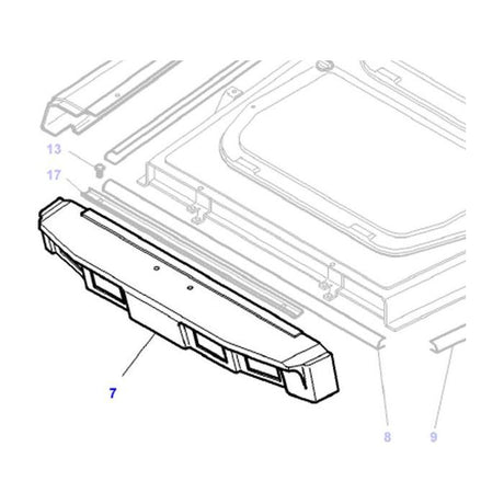 Massey Ferguson - Visor - 3780675M1 - Farming Parts