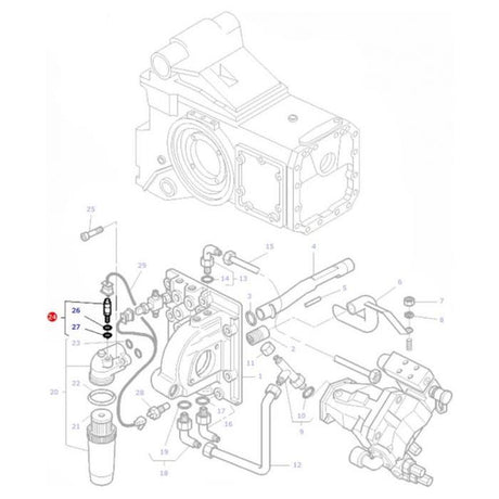 Massey Ferguson - Filter Switch - 3798633M3 - Farming Parts