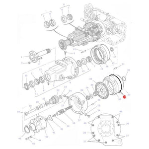 Massey Ferguson - O Ring Brake Piston - 3617902M3 - Farming Parts