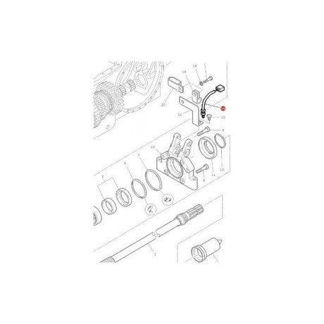 Massey Ferguson - PTO Sensor - 3808071M93 - Farming Parts