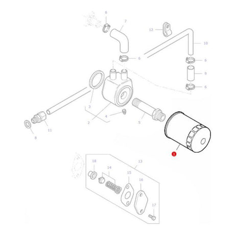 Massey Ferguson - Filter - V836479591 - Farming Parts