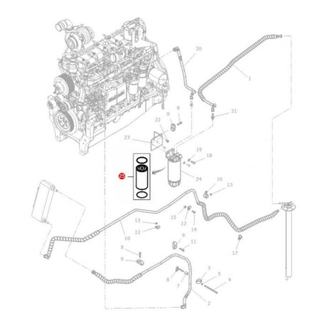 Massey Ferguson - Fuel Filter - 3905873M91 - Farming Parts