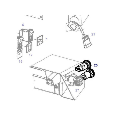 Fendt - Lift Switch Up/Down - G816860100201 - Farming Parts