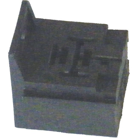 The component is a black, rectangular plastic part with a slot and various indentations, identified as the Mini Relay Holder 5 Way from Sparex, Part No. S.26440.