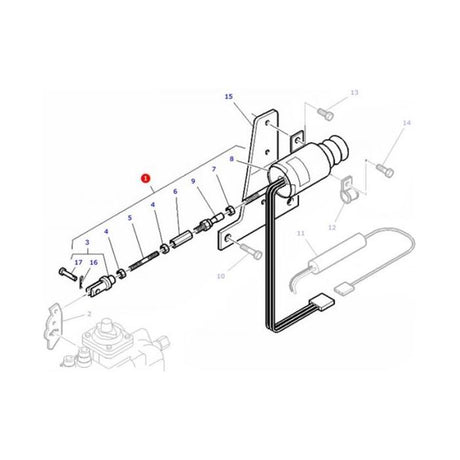 Massey Ferguson - Stop Solenoid - V836862354 - Farming Parts