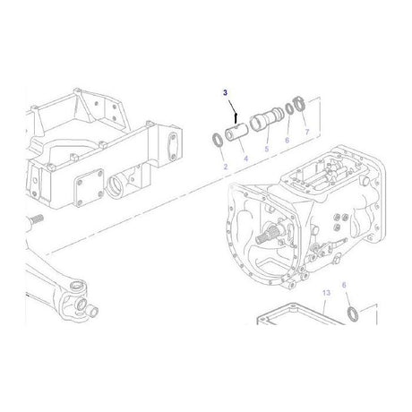 Massey Ferguson - Coupler Split Pin - 3810097M1 - Farming Parts