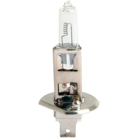 A single 24V halogen car headlight bulb, Light Bulb (Halogen) H1, 70W with a metal base and a clear glass enclosure, Sparex Part No. S.26780.