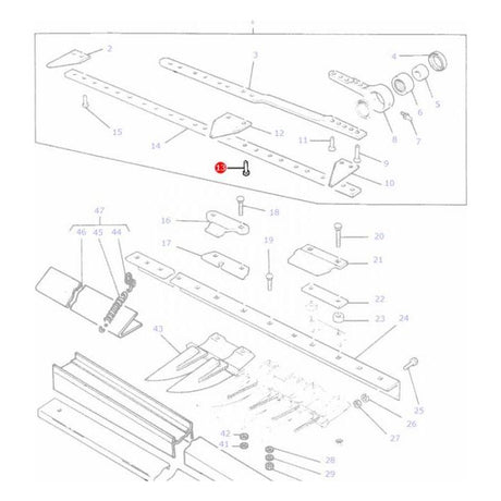 Massey Ferguson - Knife Section Rivet - 480814M92 - Farming Parts