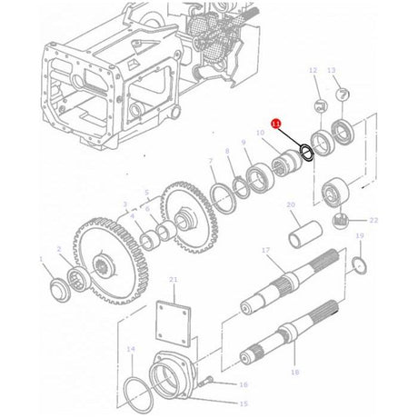 Massey Ferguson - PTO O Ring - 377832X1 - Farming Parts