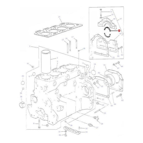 Massey Ferguson - Seal Crank Rear - 4224056Z1 - Farming Parts