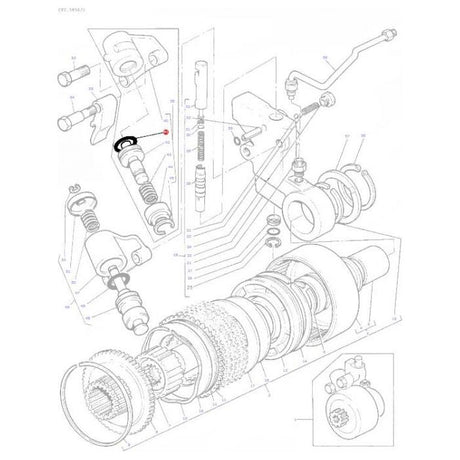 Massey Ferguson - O ring - 364105X1 - Farming Parts