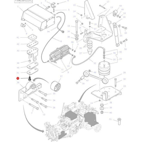 Massey Ferguson - Bolt M16x35 - 339275X1 - Farming Parts