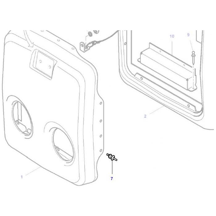 Massey Ferguson - Rivet - 3819546M1 - Farming Parts