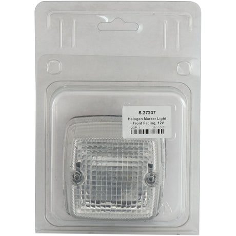 A Sparex Marker Light - Front Facing (Halogen), RH & LH, 12/24V, product code S.27237, in original packaging. The packaging specifies it has a clear lens.