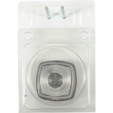 A pair of Sparex Marker Lights - Front Facing (Halogen), model S.27238 for RH & LH, 12/24V, packaged in clear plastic. The packaging showcases two pin connectors at the top, ensuring reliable performance and compatibility.