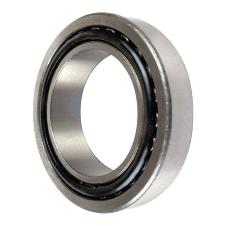 A close-up of a single Sparex Taper Roller Bearing (30205) - S.27268 with an inner and outer ring. The bearing, from the Sparex brand, has a metallic finish and is in a horizontal orientation.