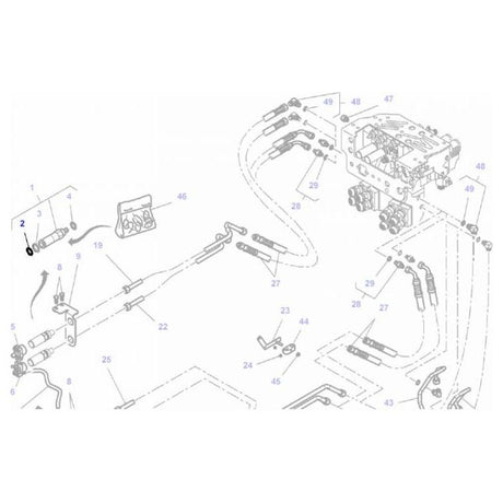 Massey Ferguson - ORing Female Coupler - 368374X1 - Farming Parts