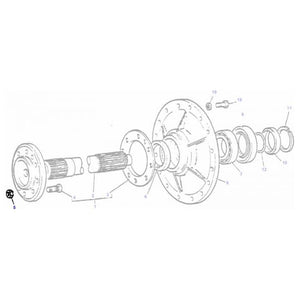 Massey Ferguson - Wheel Nut Rear - 881162M2 - Farming Parts