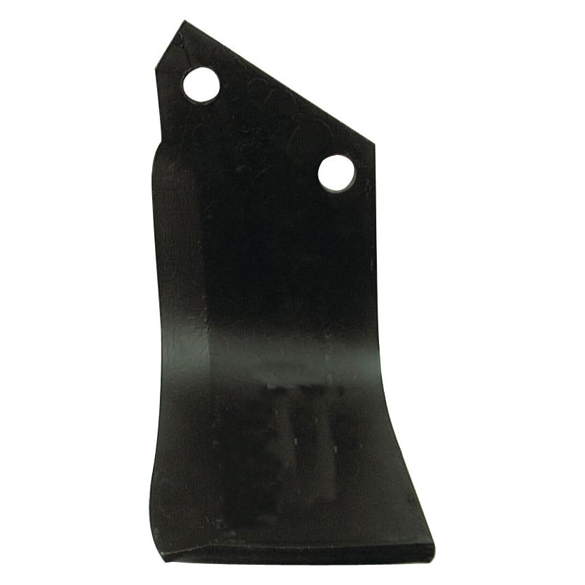 Rotavator Blade Square RH 100x10mm Height: 202mm. Hole centres: 76mm. Hole⌀: 16.5mm. Replacement for Horsch, Howard
 - S.27434 - Farming Parts