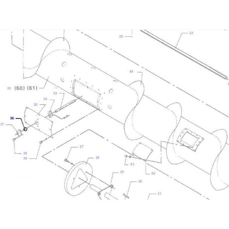 Massey Ferguson - Toggle Table Auger Finger - D28260314 - Farming Parts