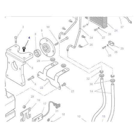 Massey Ferguson - Bolt M12x45 - 3009509X1 - Farming Parts