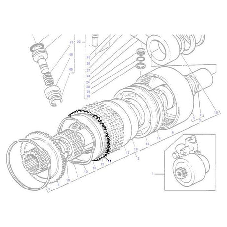 Massey Ferguson - Friction Disc Clutch Pack - 1870860M1 - Farming Parts