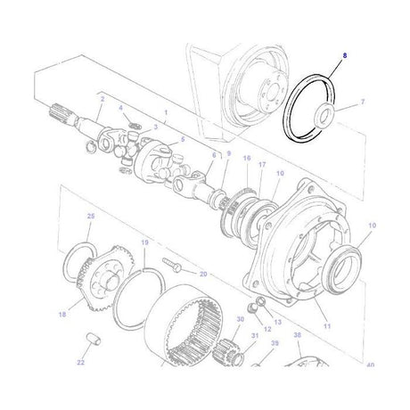 Massey Ferguson - Seal Final Drive - 3015376X1 - Farming Parts