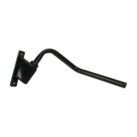 A black metal Mirror Arm, 330mm, RH - S.27627 by Sparex featuring an angled, spring-loaded arm Ø 19mm extension.