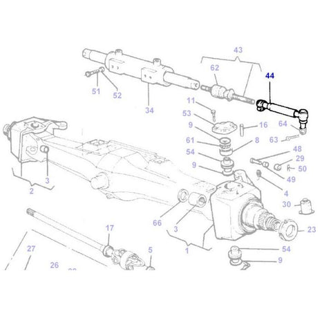 Massey Ferguson - Track Rod End - 3426336M1 - Farming Parts
