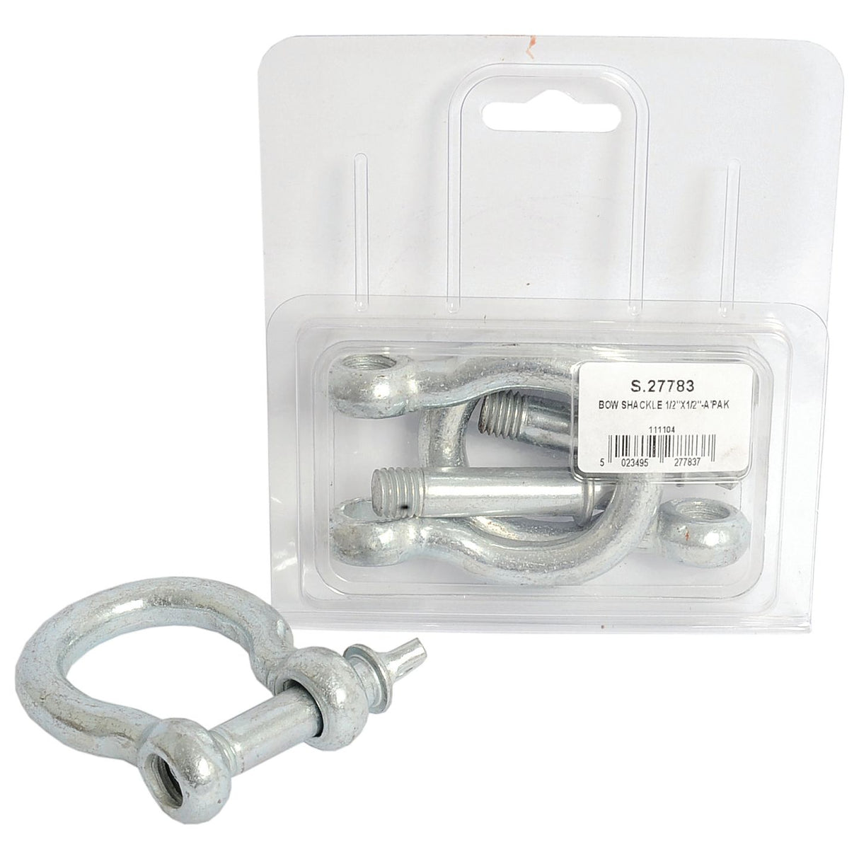 Bow Shackle, Pin⌀13mm, Size: 13mm (2 pcs. Agripak)
 - S.27783 - Farming Parts