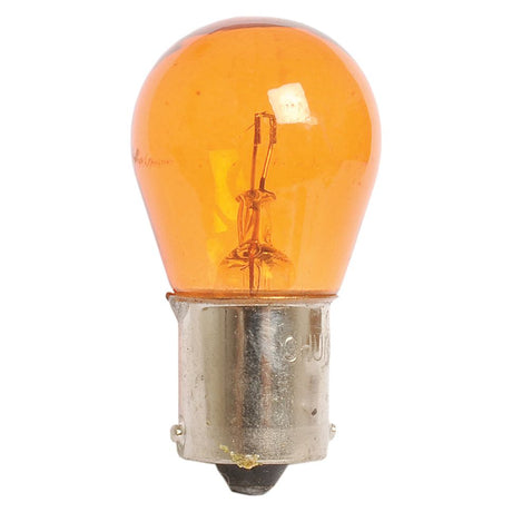 Sparex Light Bulb (Halogen) P21W with a metal BA15s base, featuring a visible inner filament and an orange tint, available as Sparex Part No.S.27801.