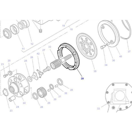 Massey Ferguson - Brake Back Plate - 3795477M1 - Farming Parts