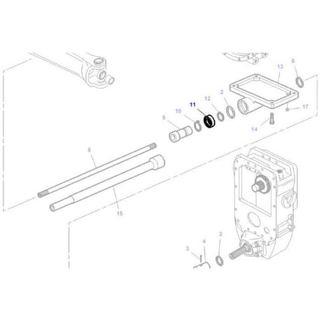 Massey Ferguson - Bearing - 3808847M1 - Farming Parts