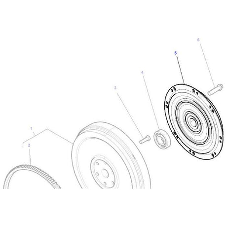 Massey Ferguson - Damper Flywheel - 4304869M1 - Farming Parts