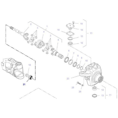 Massey Ferguson - Front Axle Seal - H926301020130 - Farming Parts