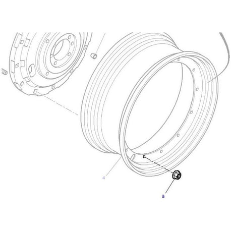 Massey Ferguson - Nut M18 - 920700180080 - Farming Parts