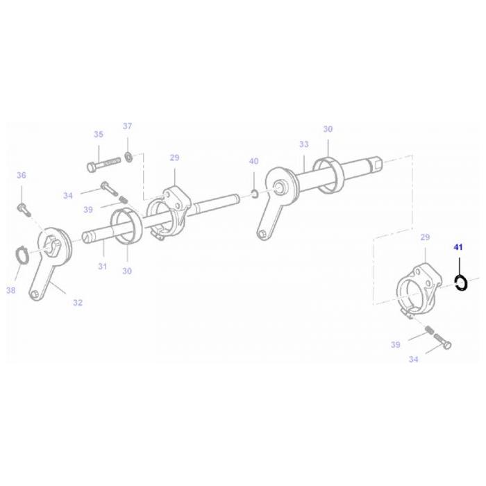 Massey Ferguson - ORing Pump Mount - VA028115 - Farming Parts
