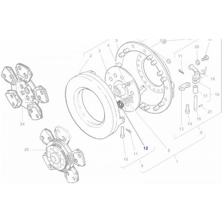 Massey Ferguson - Washer Fibre - 1753751M2 - Farming Parts