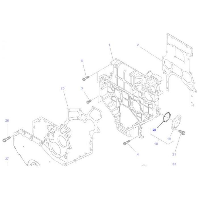 Massey Ferguson - ORing Oil Filler - 3637013M1 - Farming Parts