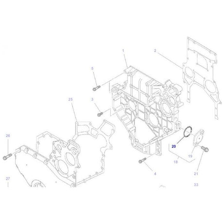 Massey Ferguson - ORing Oil Filler - 3637013M1 - Farming Parts