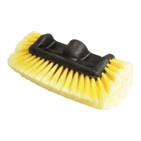 A Replacement Brush Head, Sparex Part No. S.28243, by Sparex, featuring yellow bristles and a black plastic handle—perfect for all your cleaning needs.